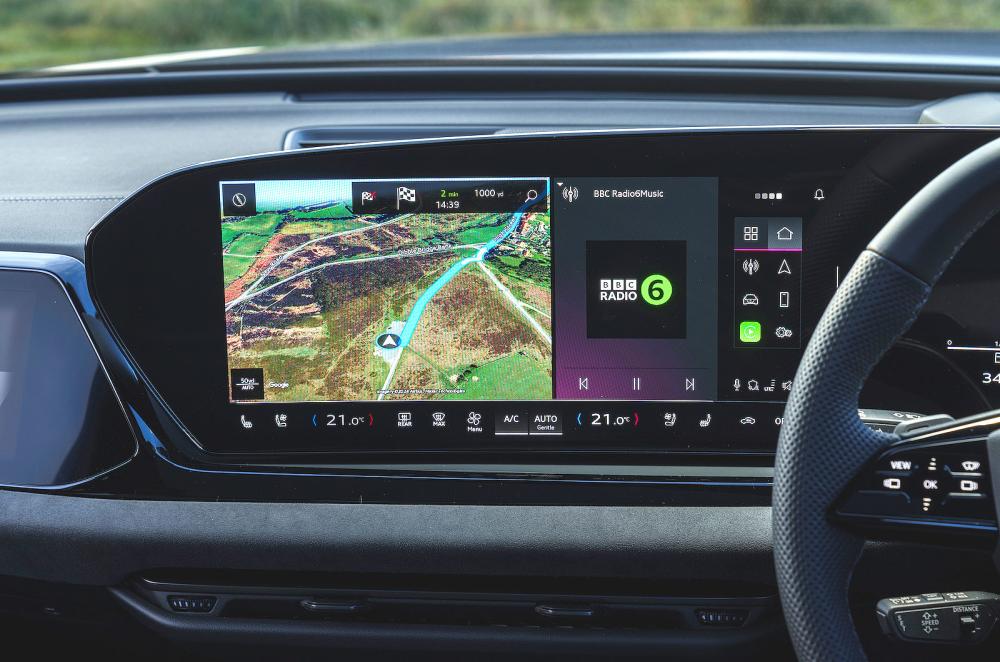 Audi A5 infotainment touchscreen