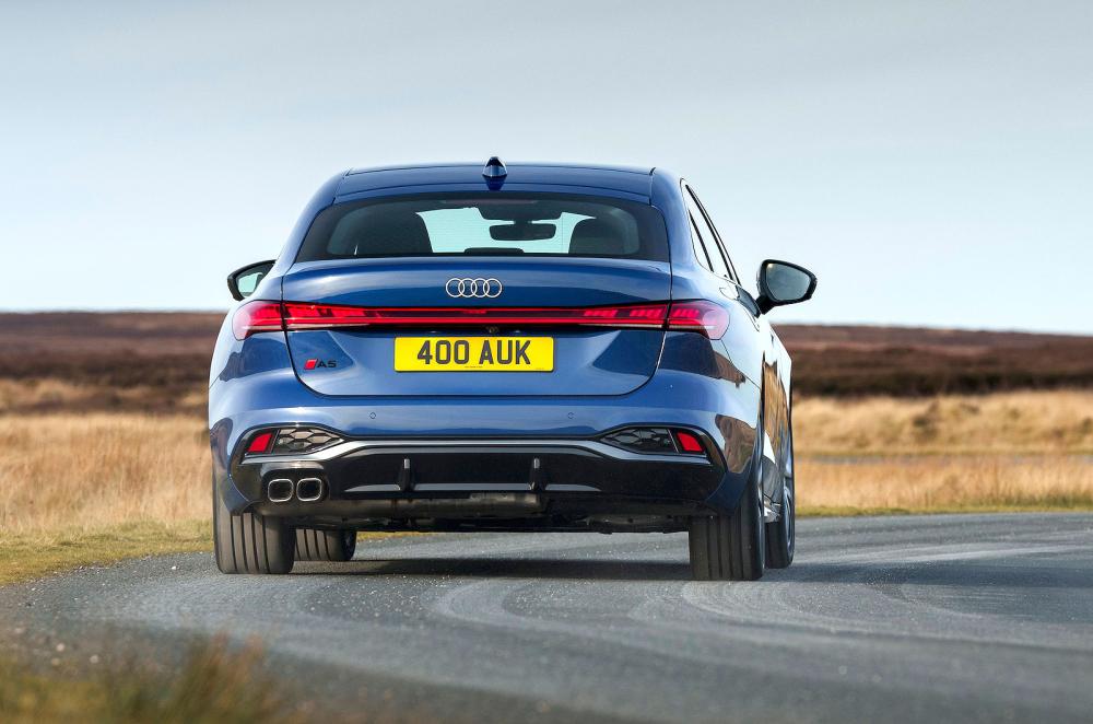 Audi A5 rear cornering