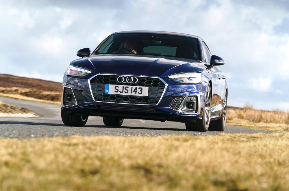 Audi A5 Sportback front cornering