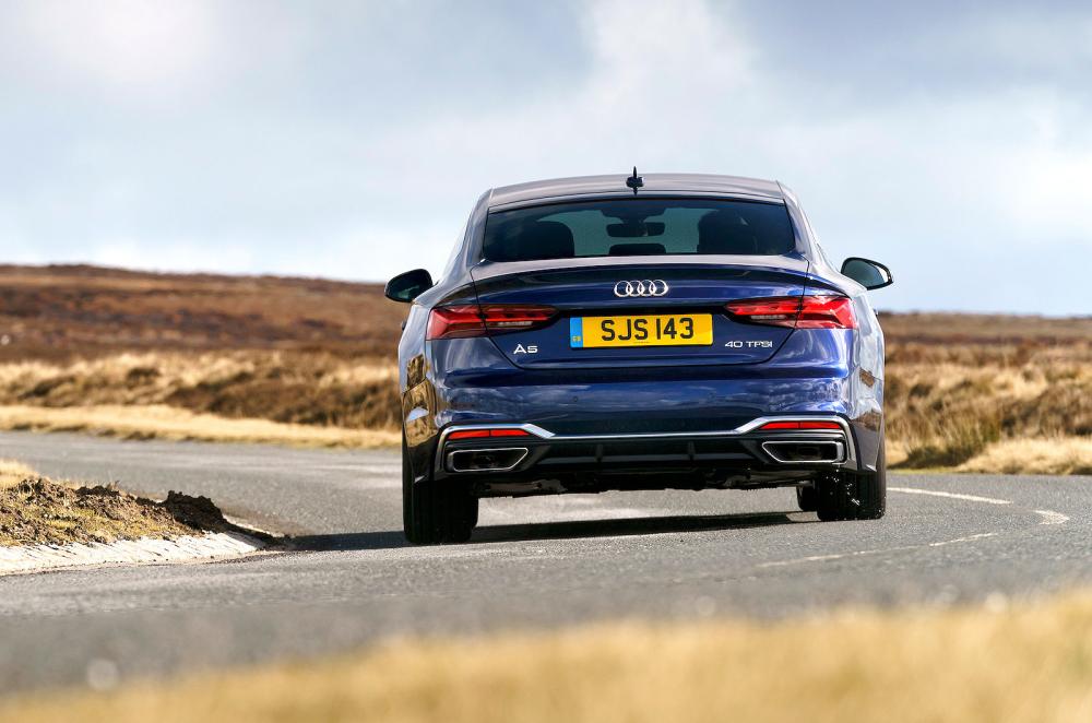 Audi A5 Sportback rear cornering