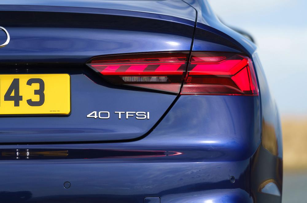 Audi A5 Sportback rear lights detail
