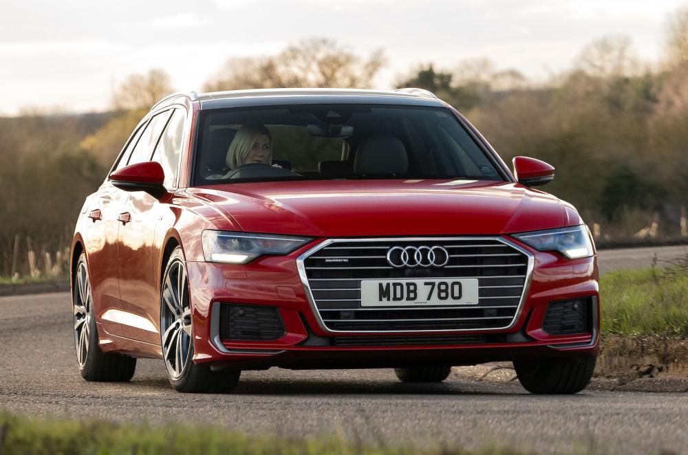 Audi A6 Avant front cornering