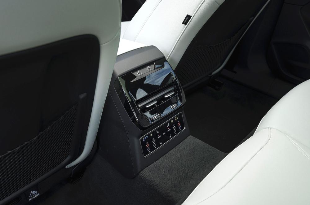 Audi A6 Avant rear interior detail