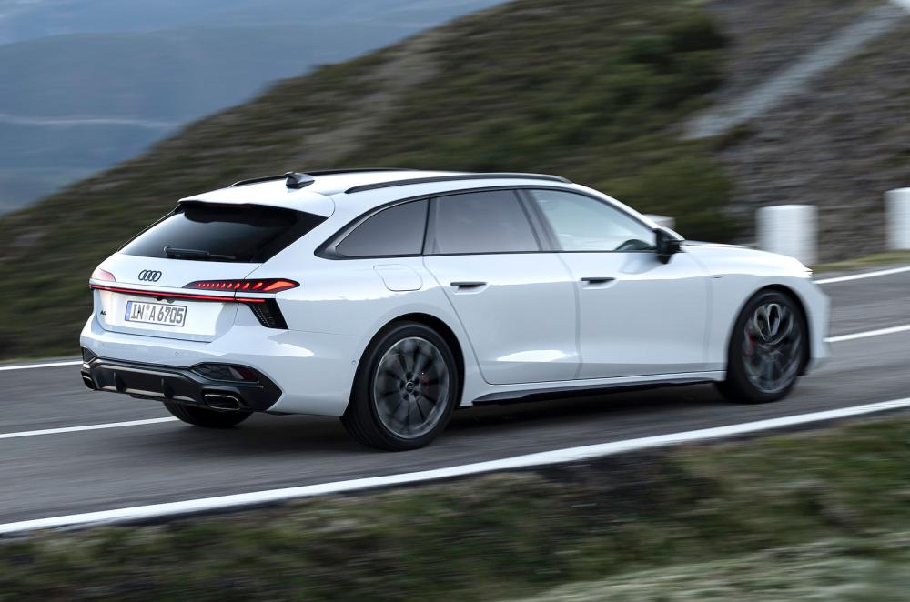 Audi A6 Avant right driving