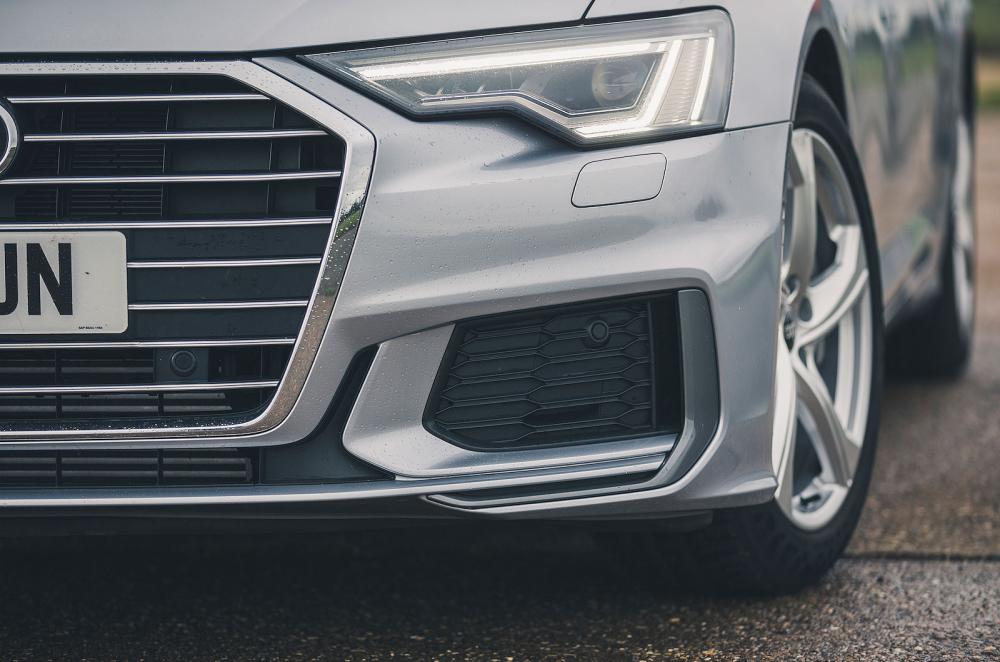 Audi A6 2022 headlights detail