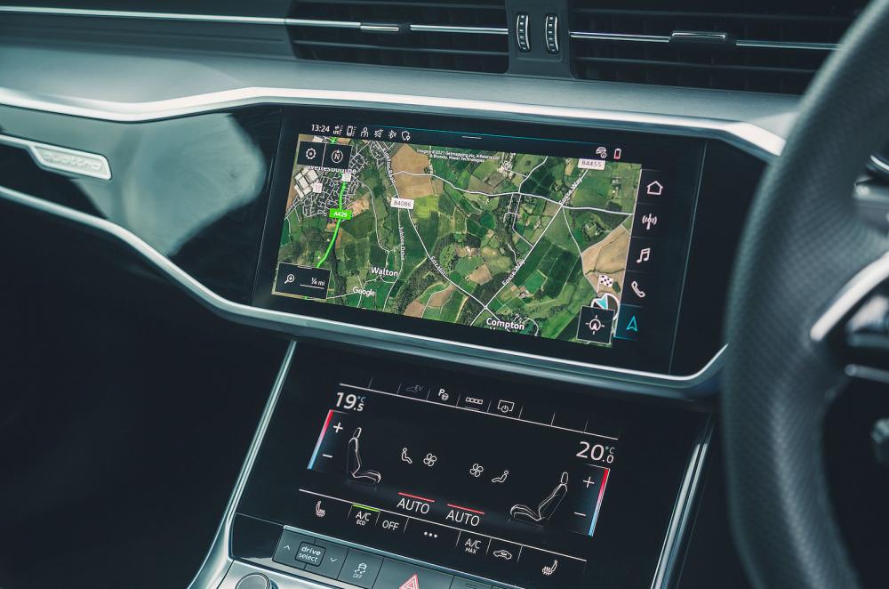 Audi A6 2022 interior infotainment