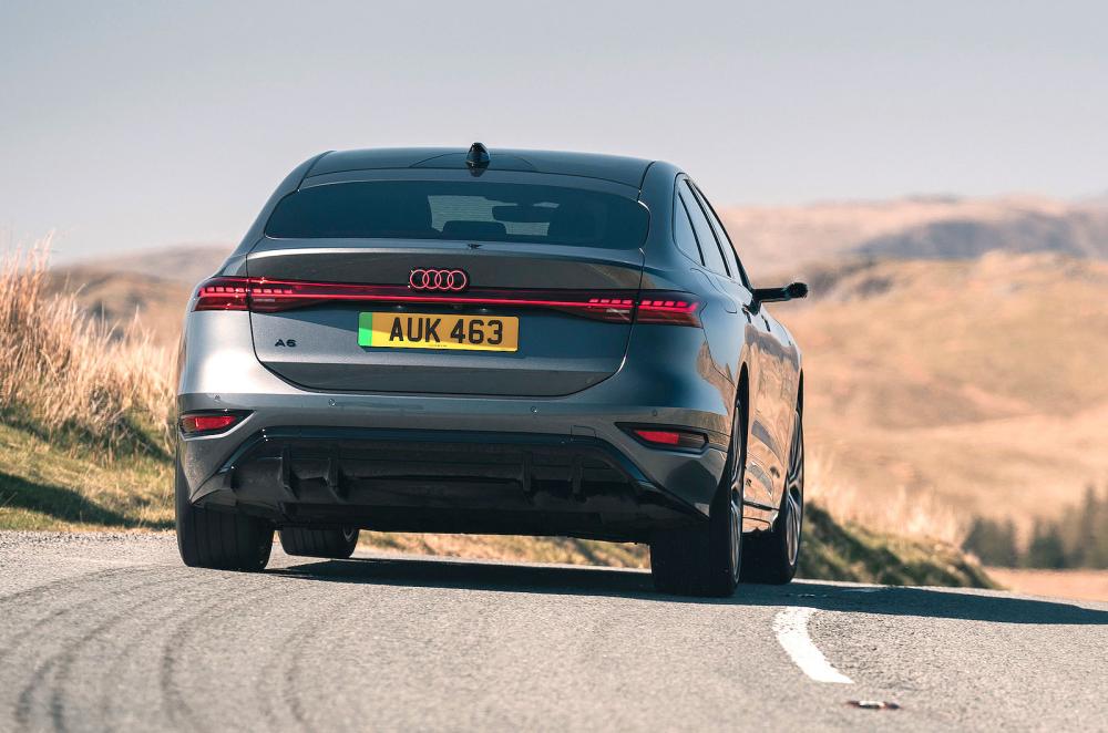 Audi A6 Sportback e-tron rear cornering