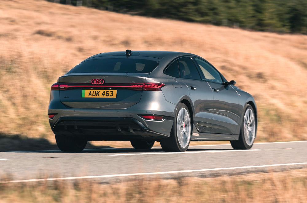 Audi A6 Sportback e-tron rear right driving