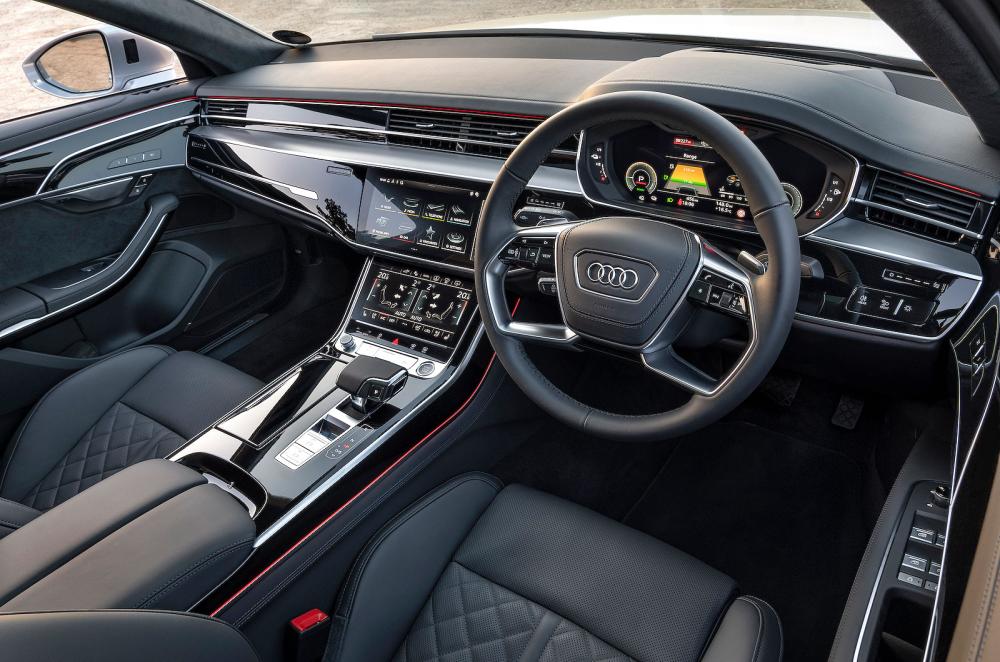 Audi A8 interior dashboard