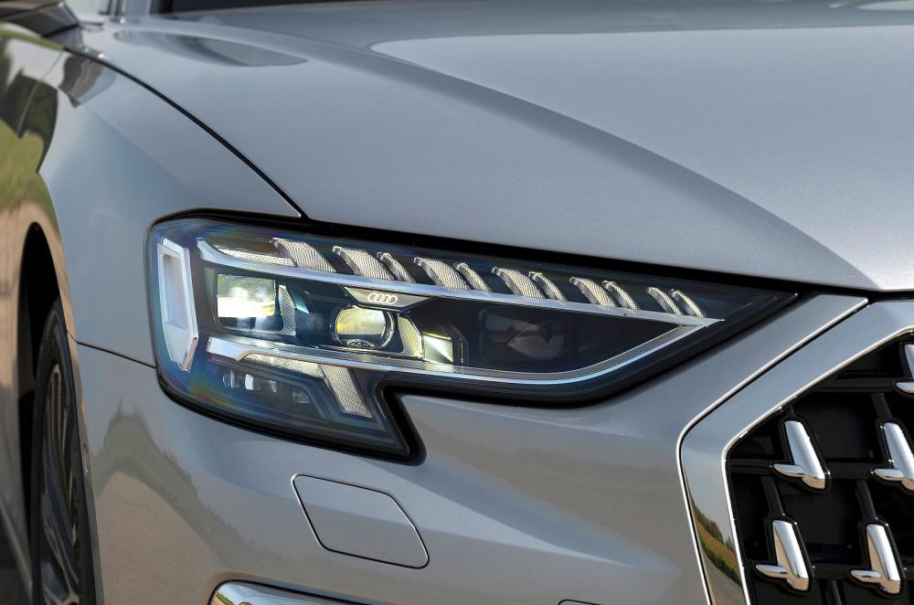 Audi A8 headlights detail