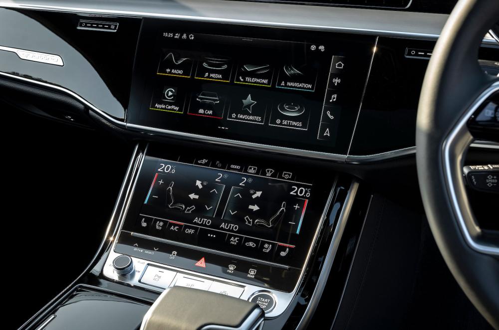 Audi A8 interior detail