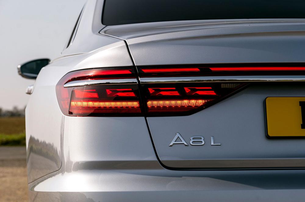 Audi A8 rear lights detail