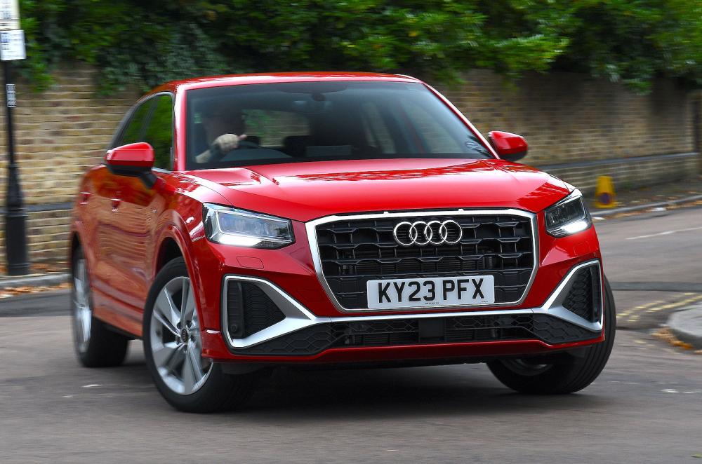 Audi Q2 front cornering