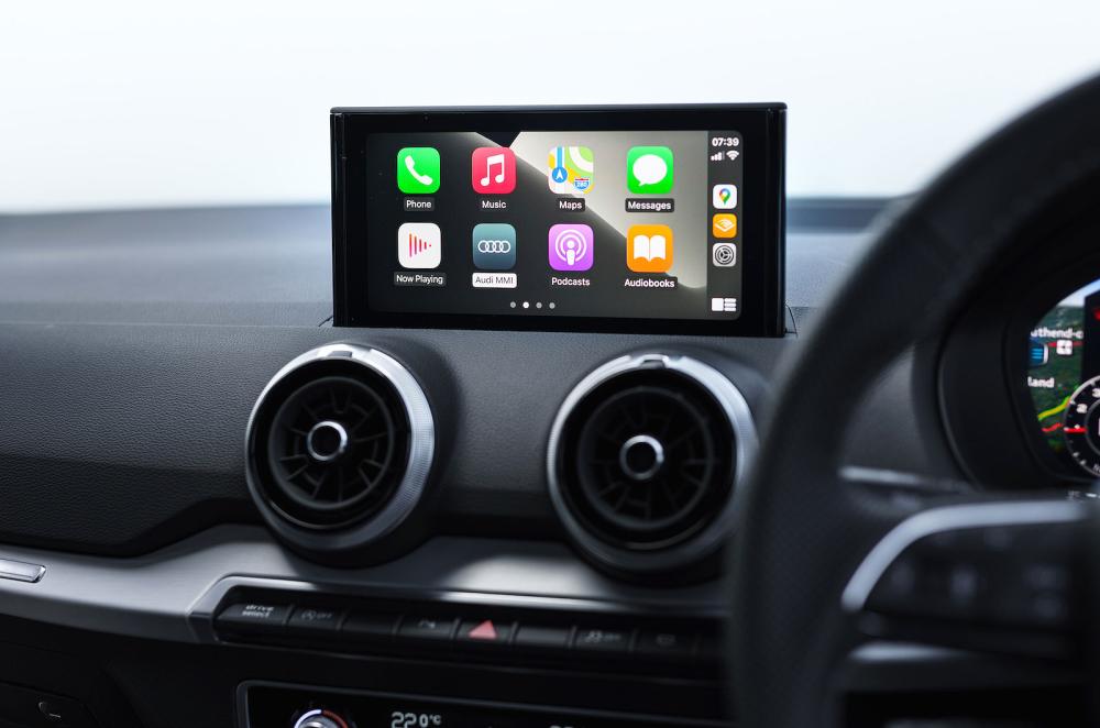 Audi Q2 infotainment touchscreen