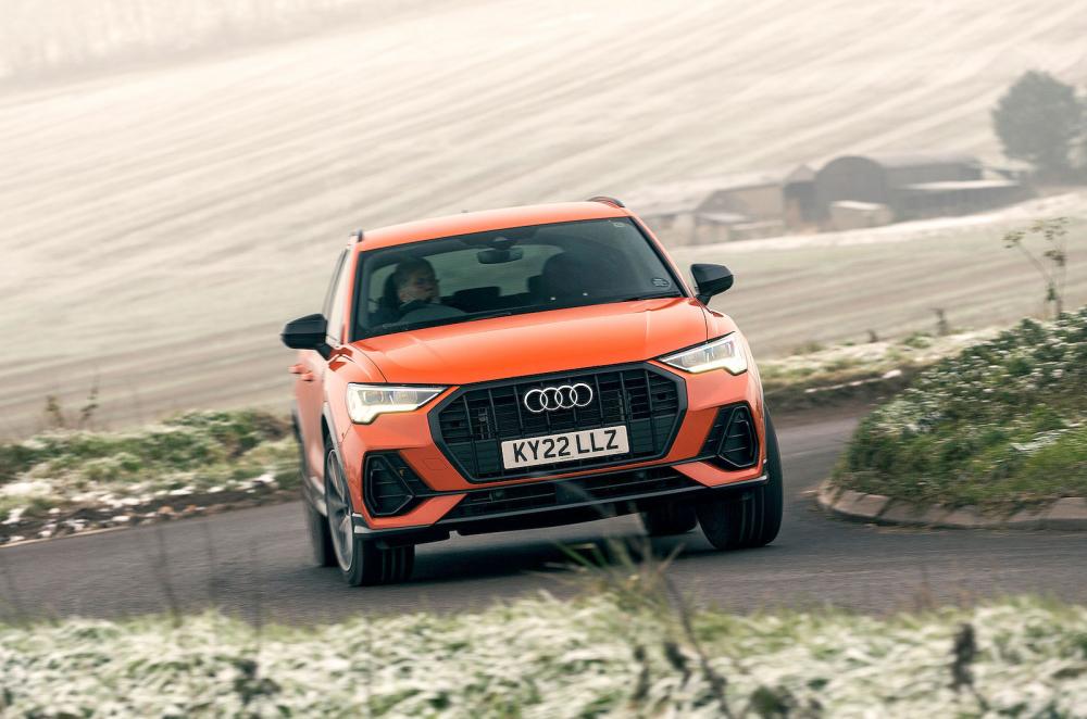 Audi Q3 front cornering