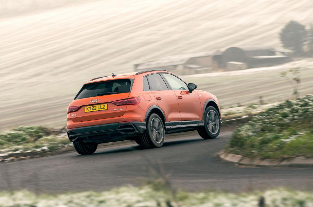 Audi Q3 rear cornering