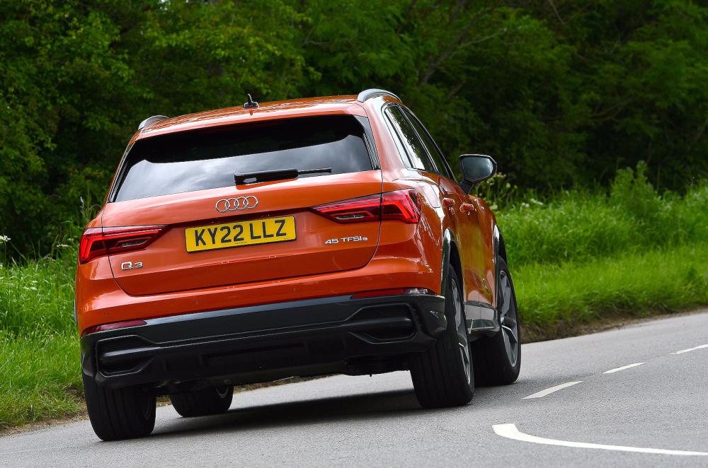 Audi Q3 rear cornering