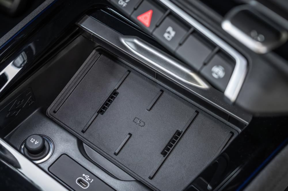 Audi Q3 charge pad detail