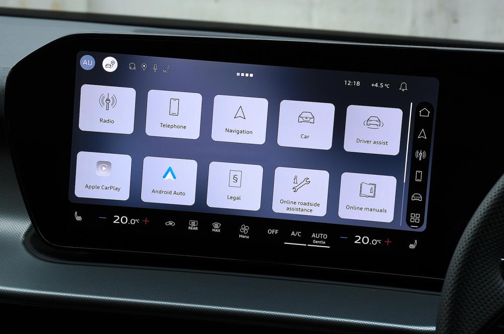 Audi Q3 touchscreen