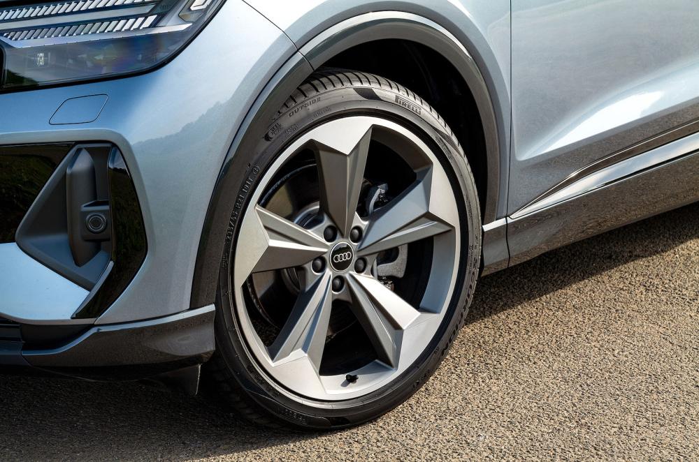 Audi Q4 e-tron alloy wheel detail