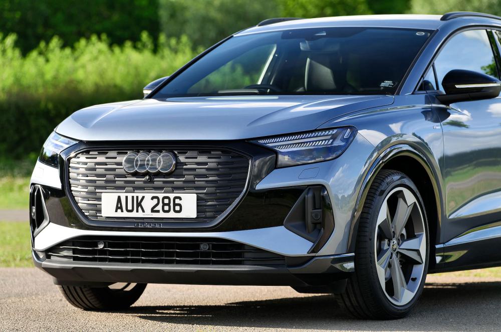Audi Q4 e-tron front detail