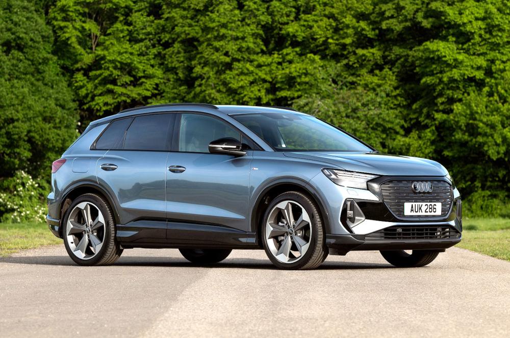 Audi Q4 e-tron front right static