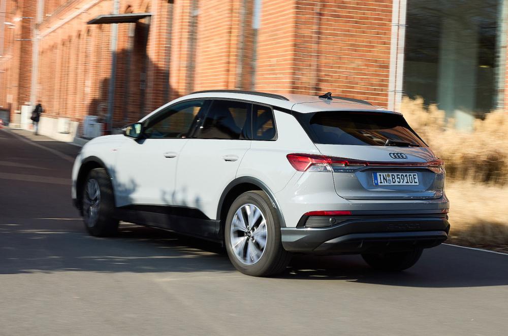 Audi Q4 e-tron rear cornering
