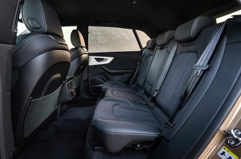 Audi Q8 interior back seats