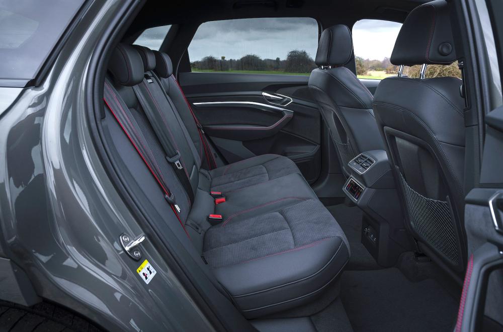 Audi Q8 e-tron interior back seats