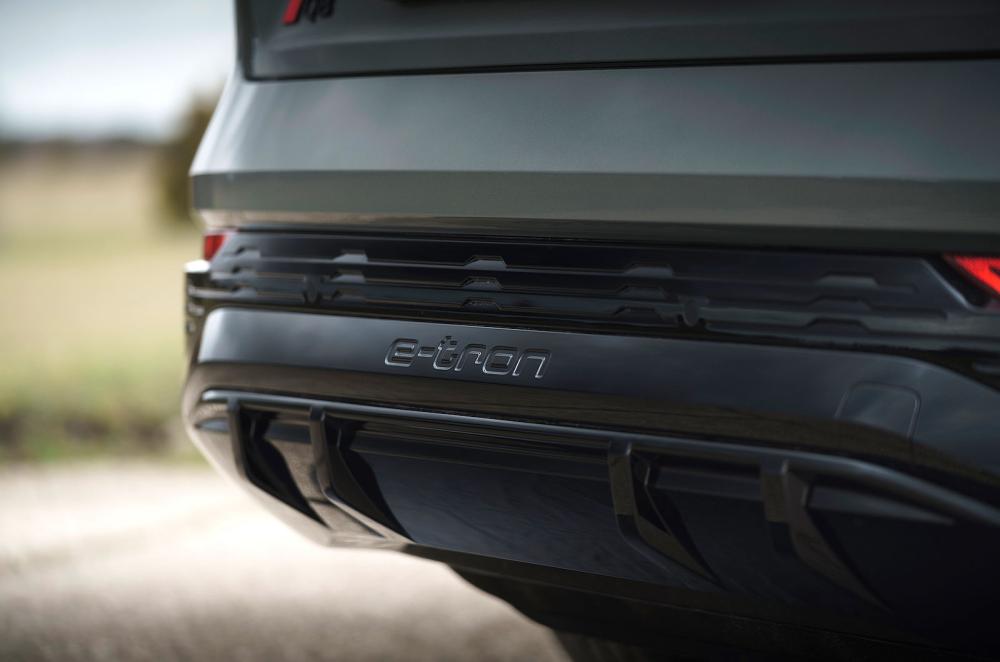 Audi Q8 e-tron rear badge detail