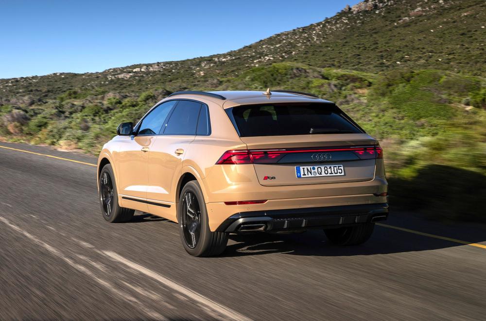 Audi Q8 rear left driving