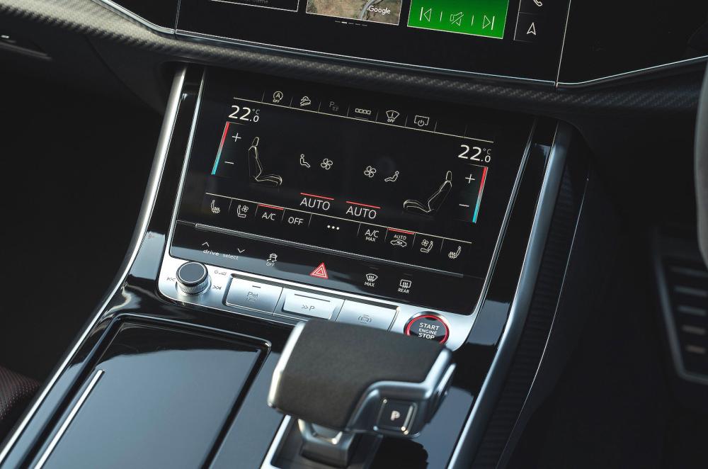 Audi RS Q8 air-con controls