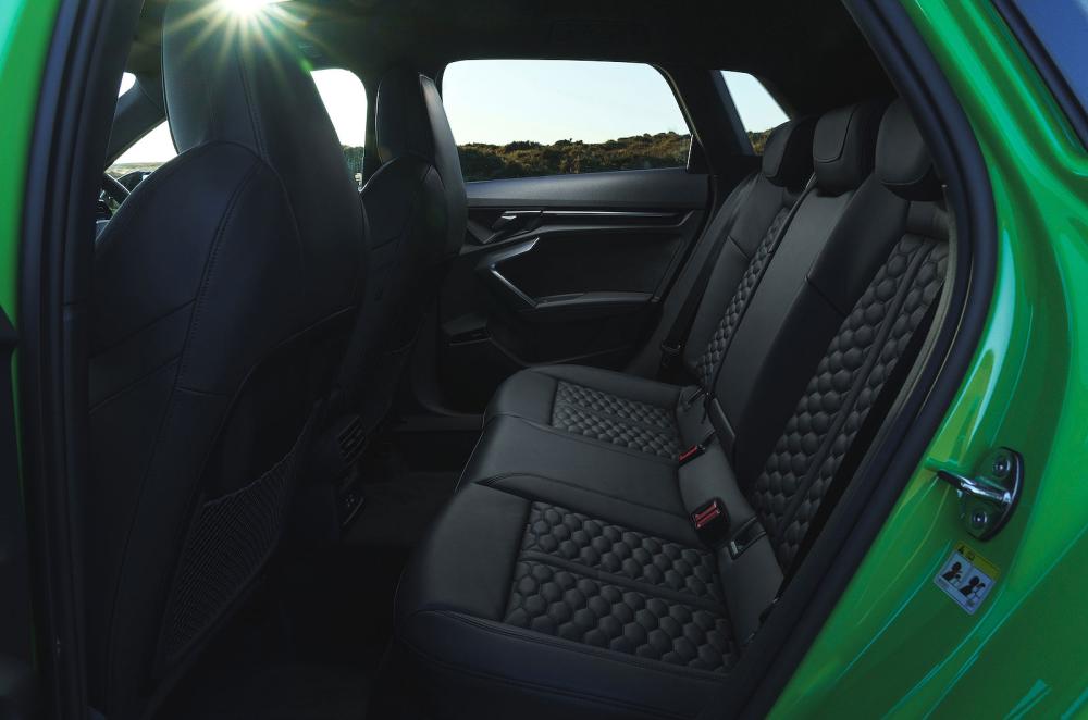 Audi RS3 back seats