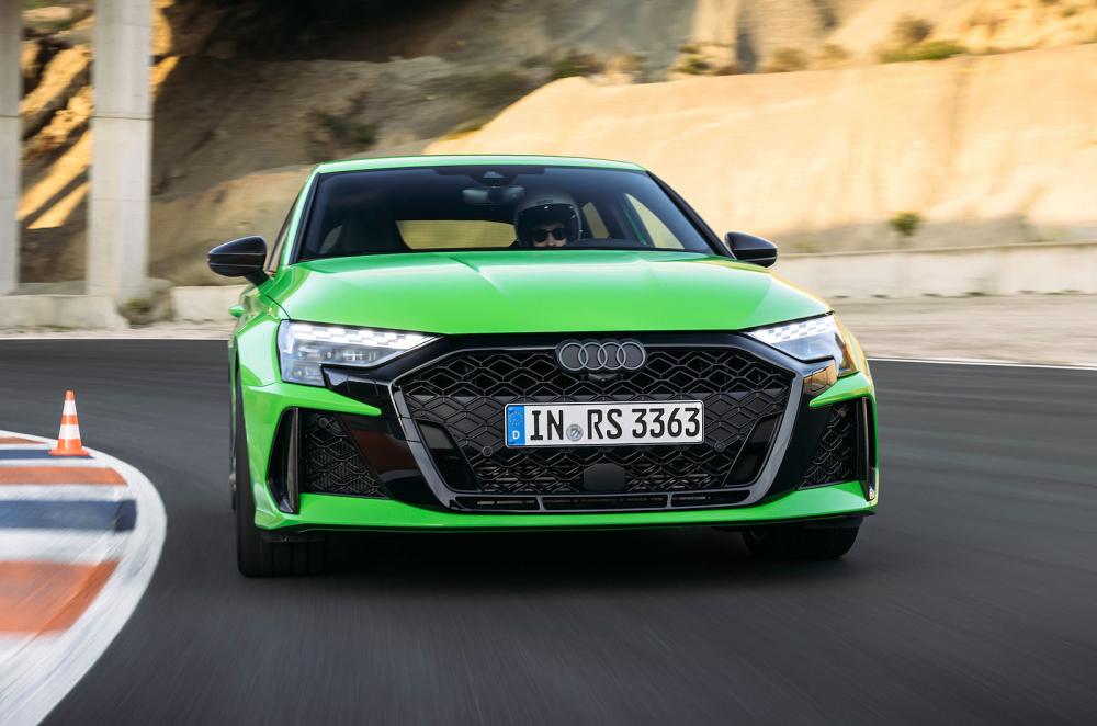 Audi RS3 front cornering