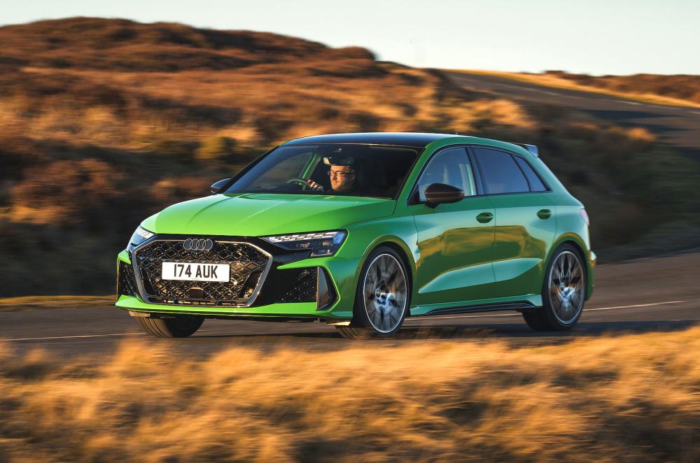 Audi RS3 front left driving