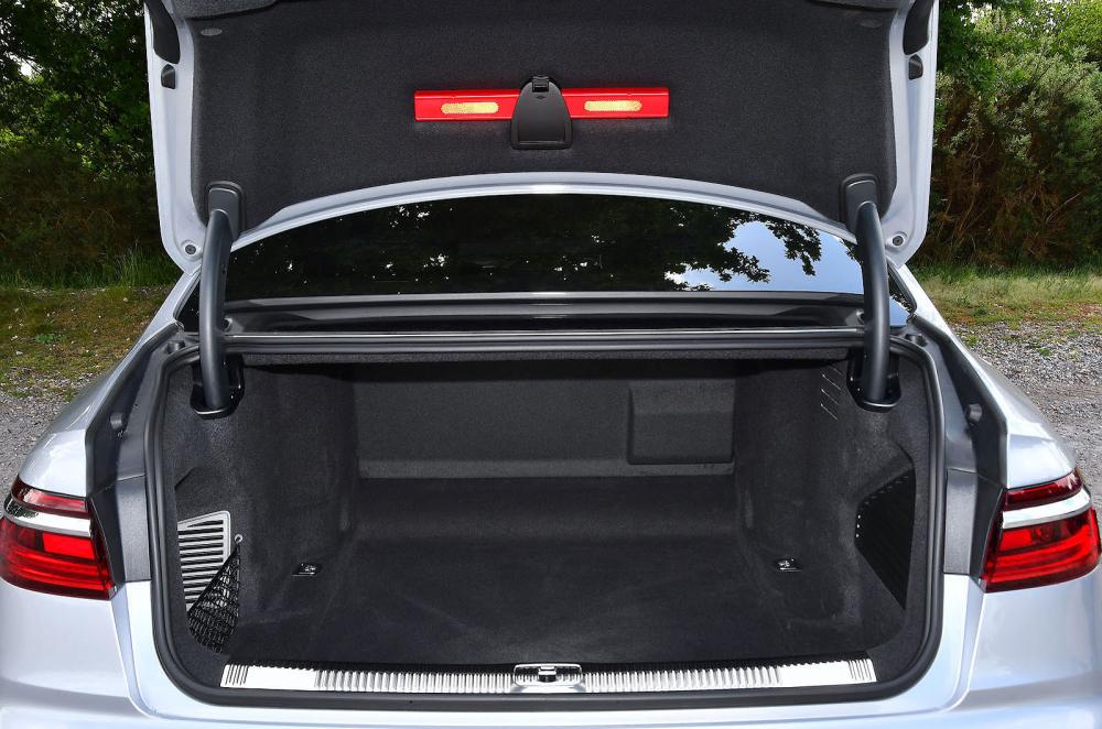 Audi S8 boot open
