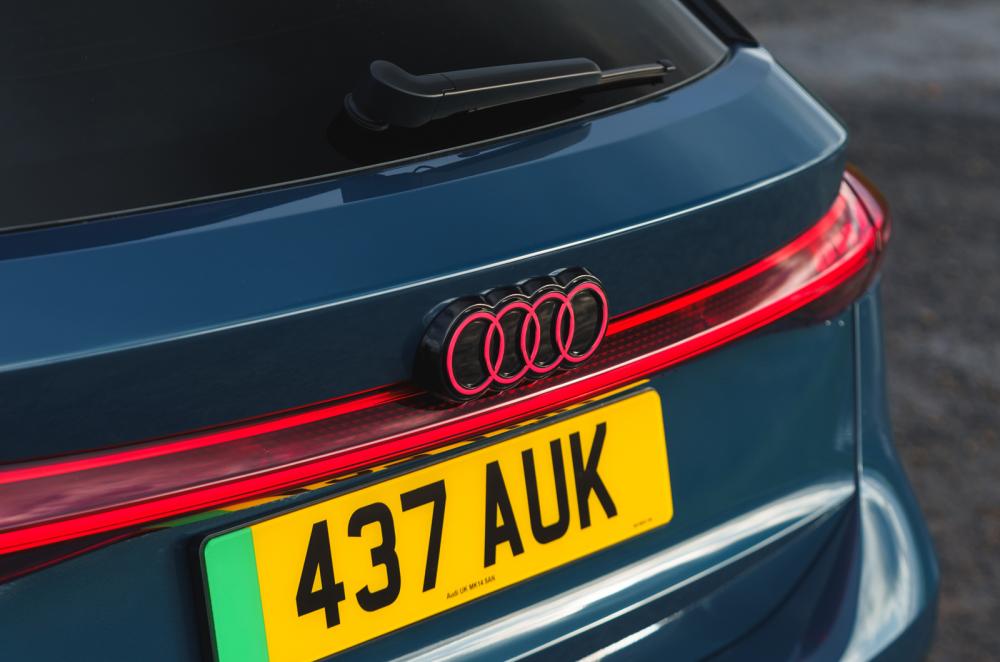 Audi A6 Avant e-tron rear badge
