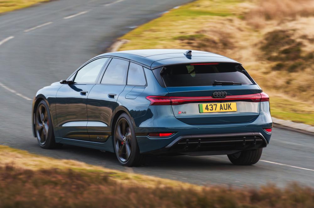 Audi A6 Avant e-tron rear cornering