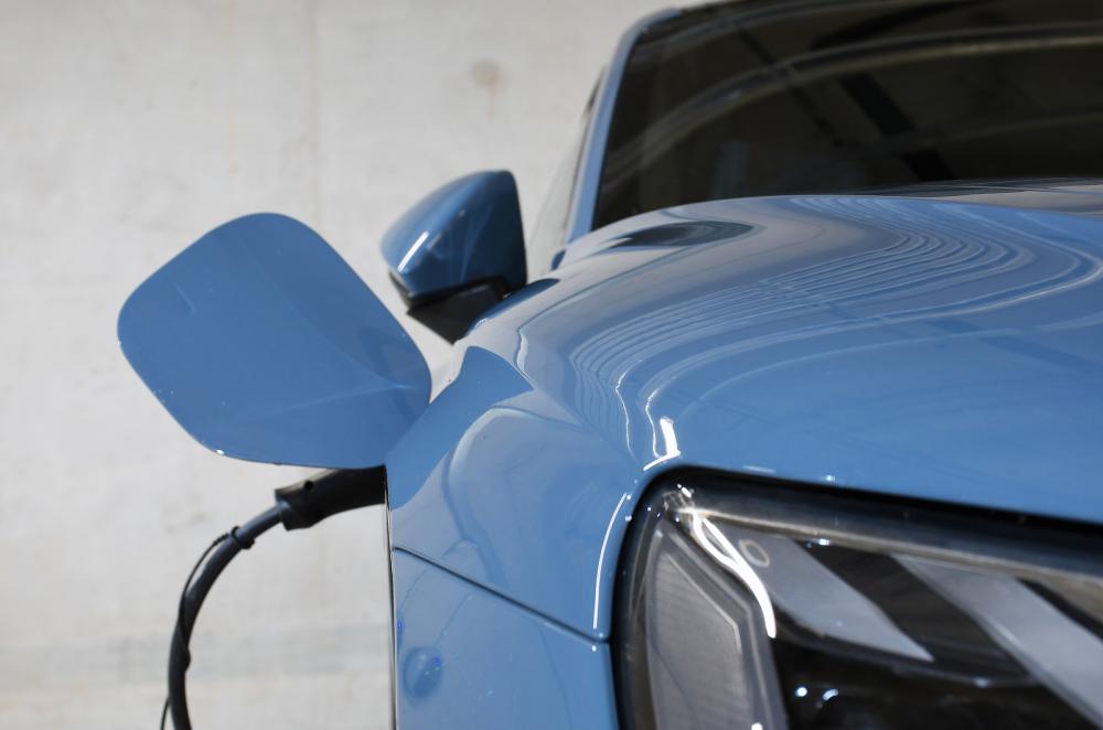 Audi E-tron GT large charging flap