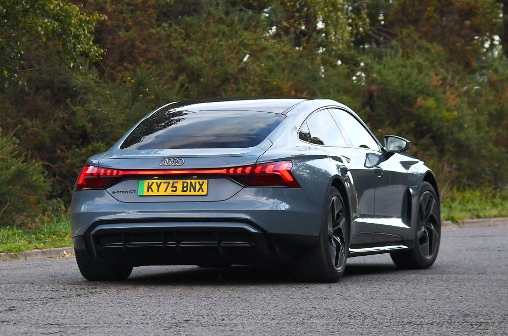 Audi E-tron GT rear cornering tail