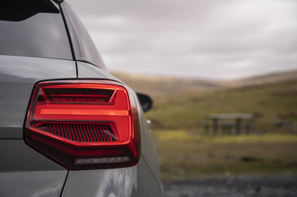 Audi SQ2 2021 rear light detail
