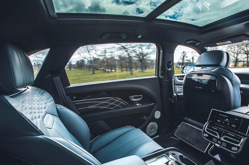 Bentley Bentayga back seat