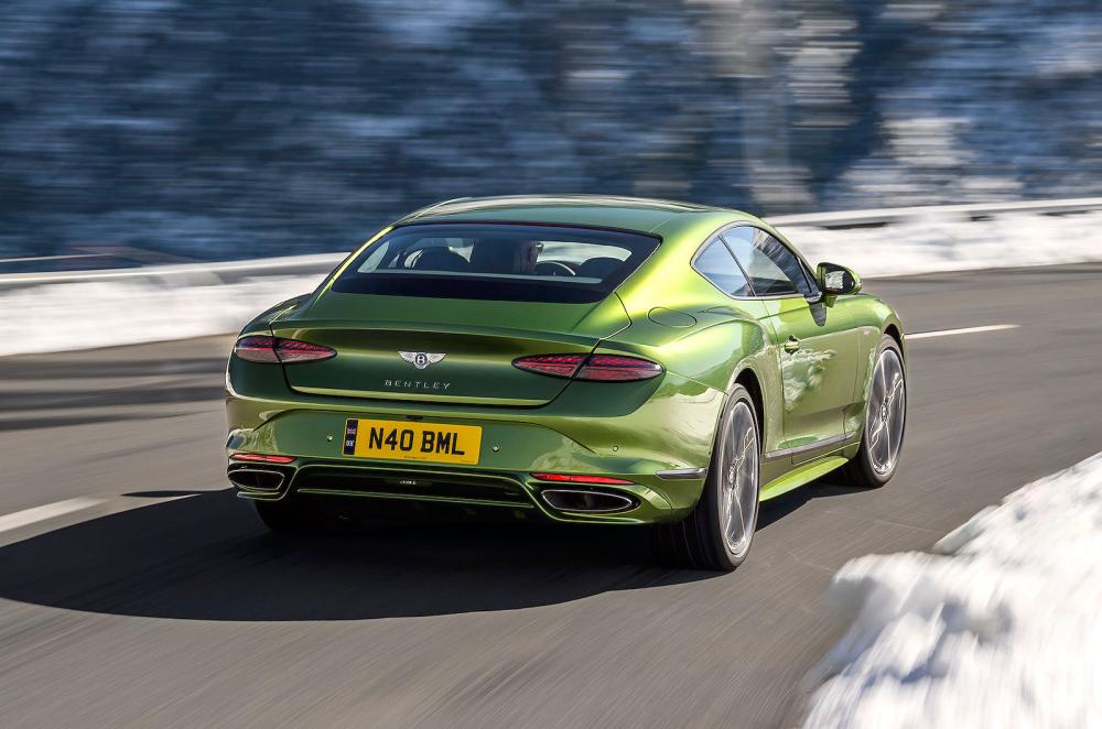 Bentley Continental GT rear cornering