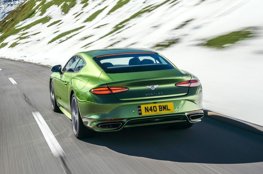 Bentley Continental GT rear left driving