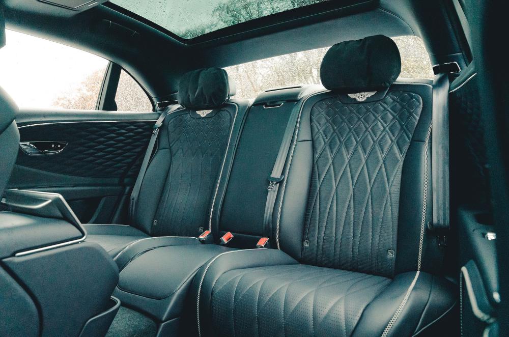 Bentley Flying Spur interior back seats