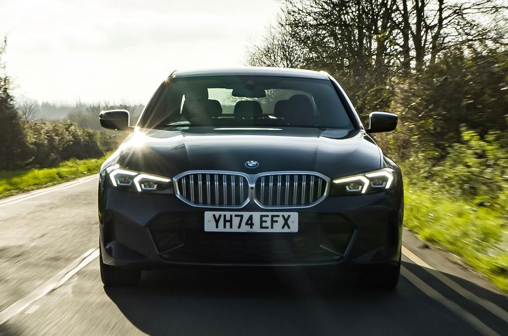 BMW 3 Series front driving