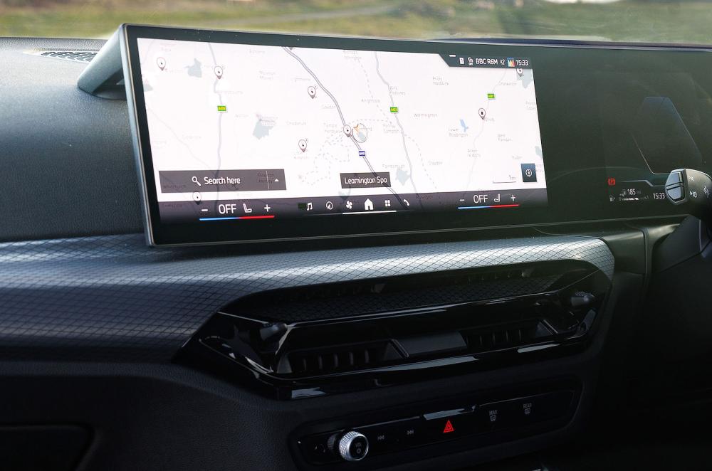 BMW 3 Series infotainment touchscreen