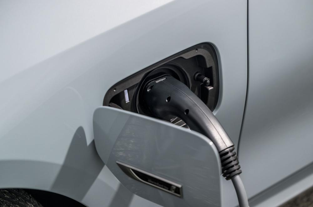 BMW 3 Series Touring PHEV charging socket