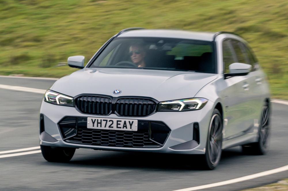 BMW 3 Series Touring front cornering