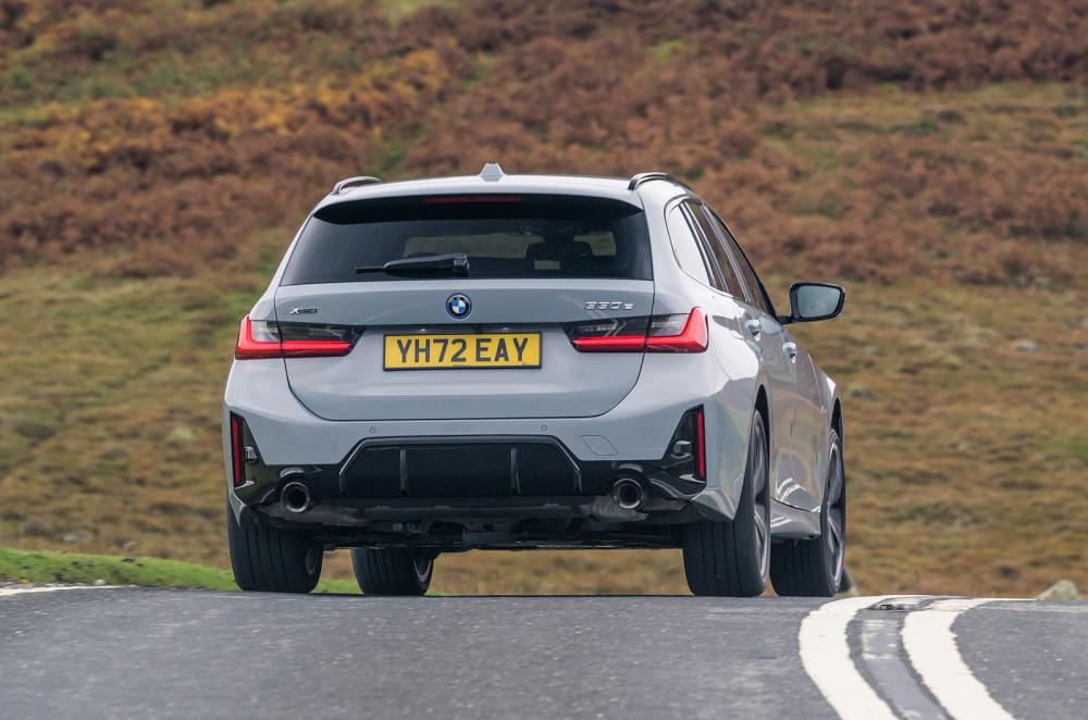 BMW 3 Series Touring rear cornering